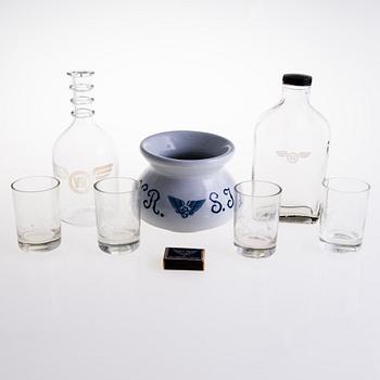 FÖREMÅL, 8 delar, Statens Järnvägar Finland 1900-talets mitt.