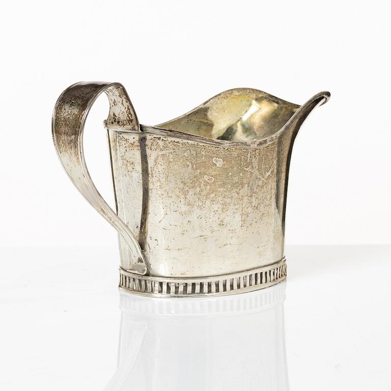 Lars Magnus Hörvall, gräddkanna, silver, Eksjö, 1814.