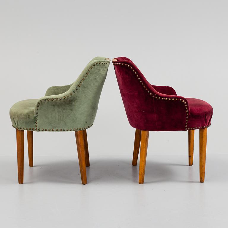 Two mid 20th century chairs.