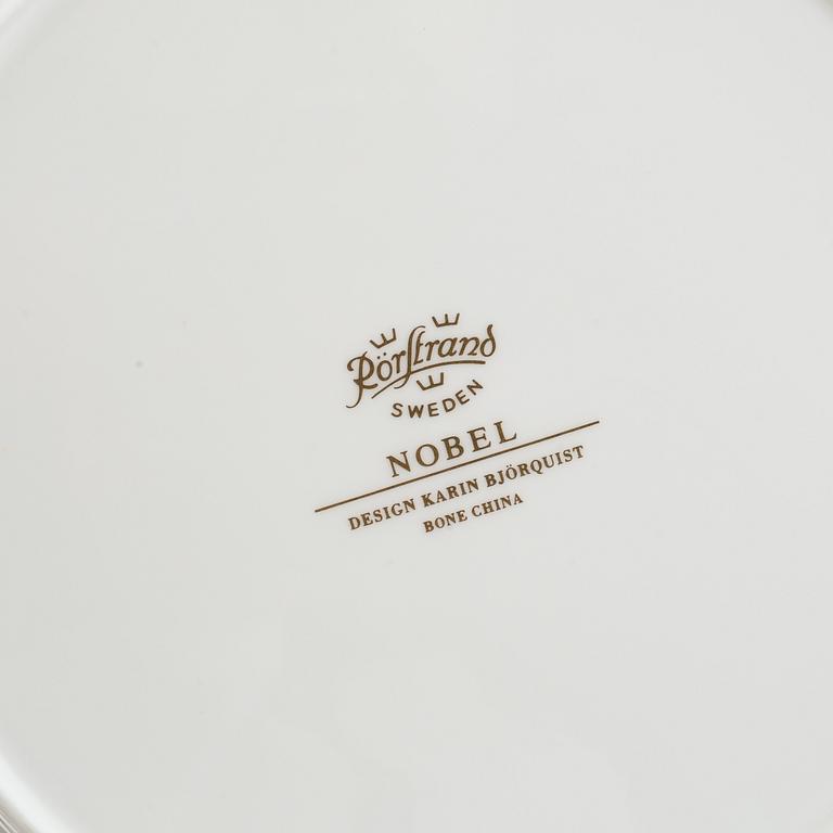 Karin Björquist, a 55 pcs "Nobel" bone china dinner service, Rörstrand, post 1991.