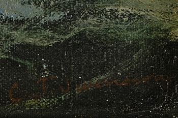 CHRISTIAN FREDRIK SWENSSON, olja på duk, signerad.