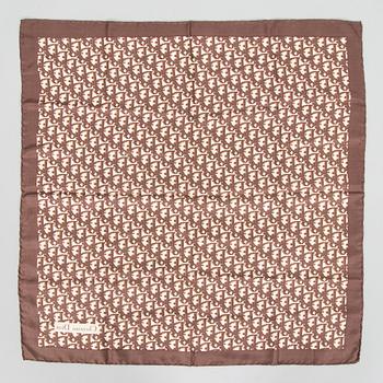 Christian Dior, two silk scarves.