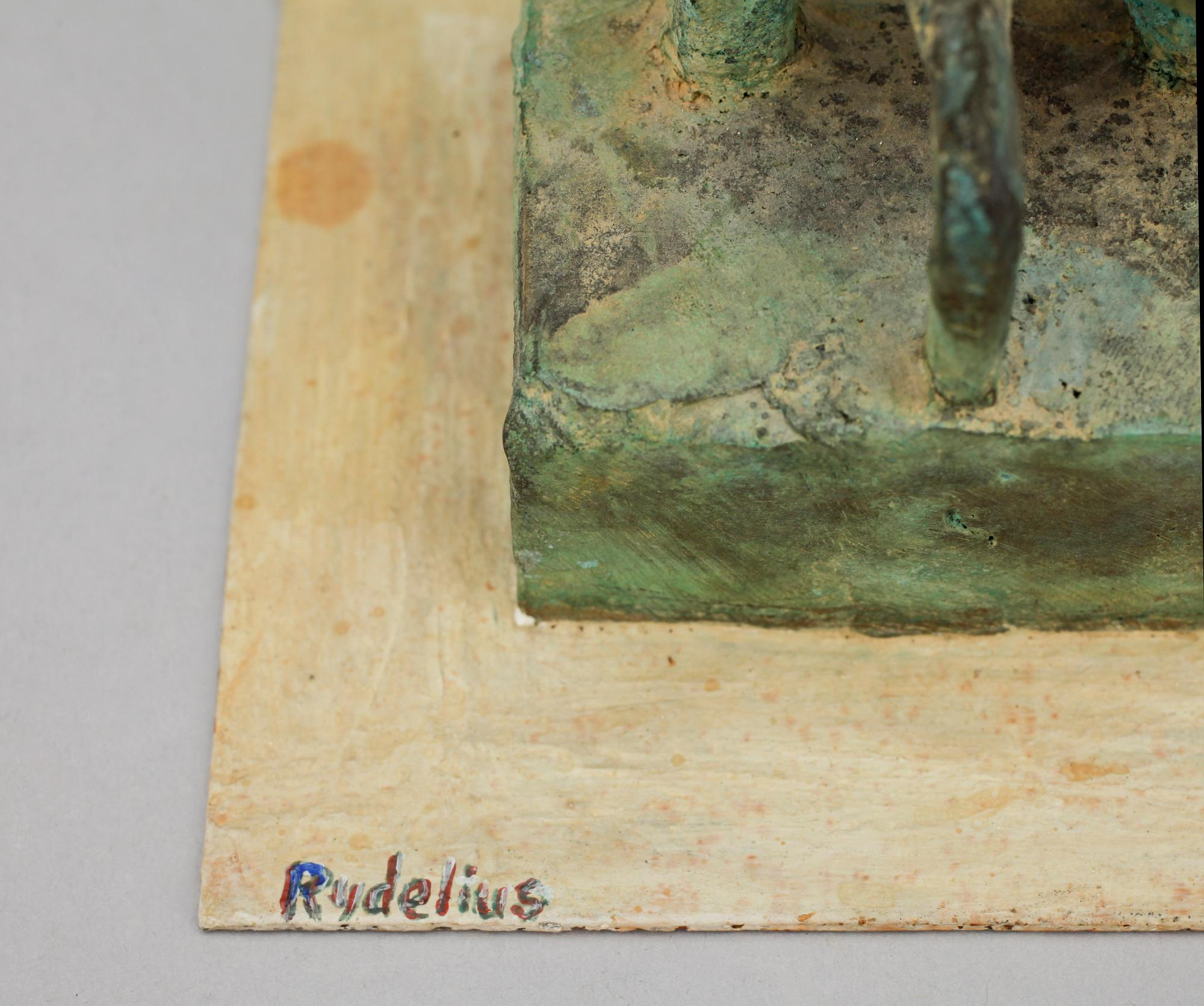 RUNE RYDELIUS. Skulptur. Brons. Signerad Rydelius.