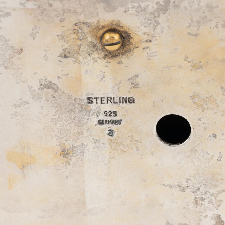 A silver music box, Germany, first half of the 20th century.