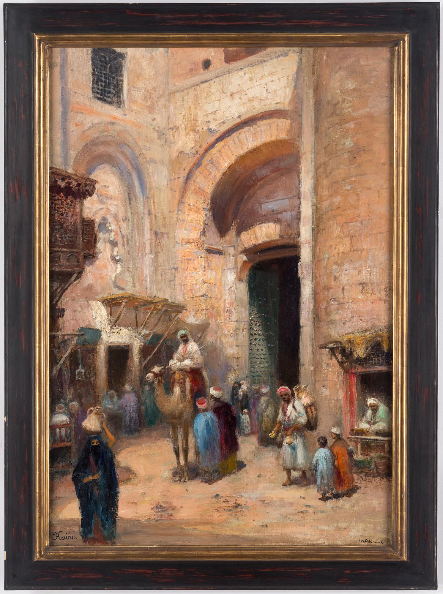 FRANS WILHELM ODELMARK, oil on canvas, signed F.W. Odelmark.