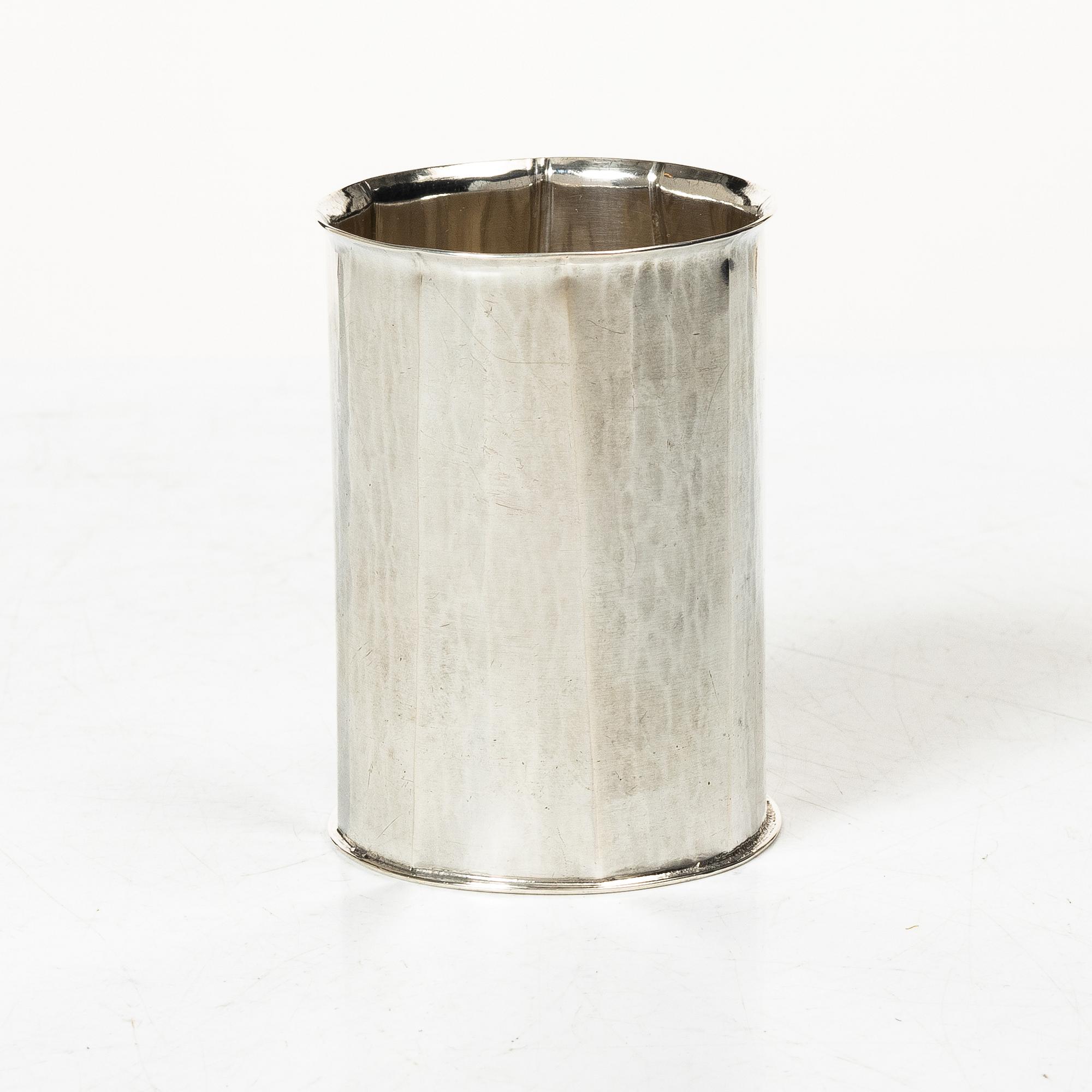 Bengt Liljedahl, a sterling silver vase, Sweden, 2006.