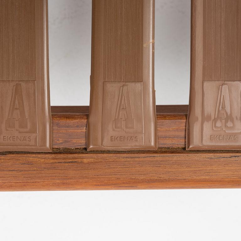 Bertil Fridhagen, a pair of 'Kuba' teak easy chairs, Bröderna Andersson, Ekenäs.