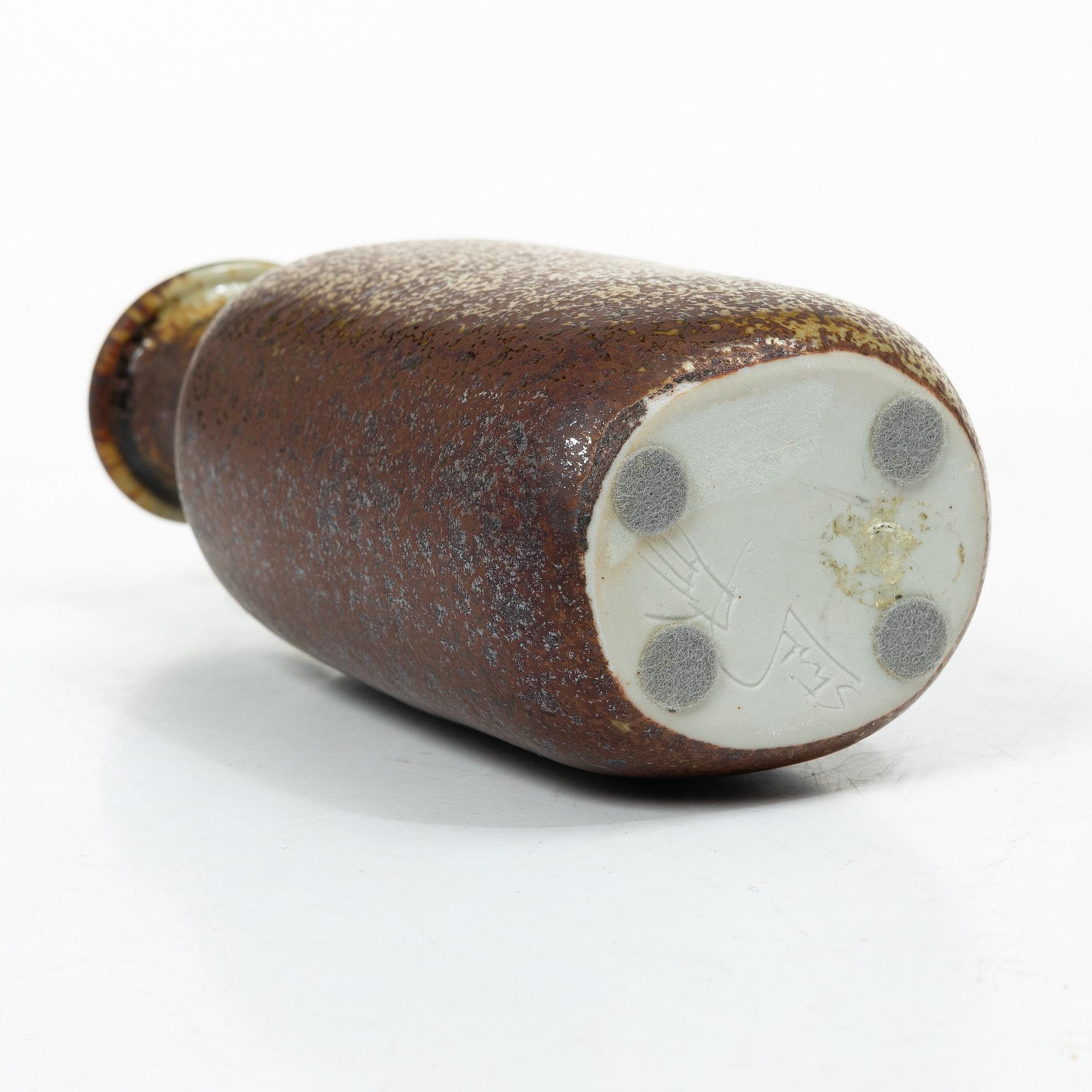 Stig Lindberg, a stoneware vase, Gustavsberg Studio.