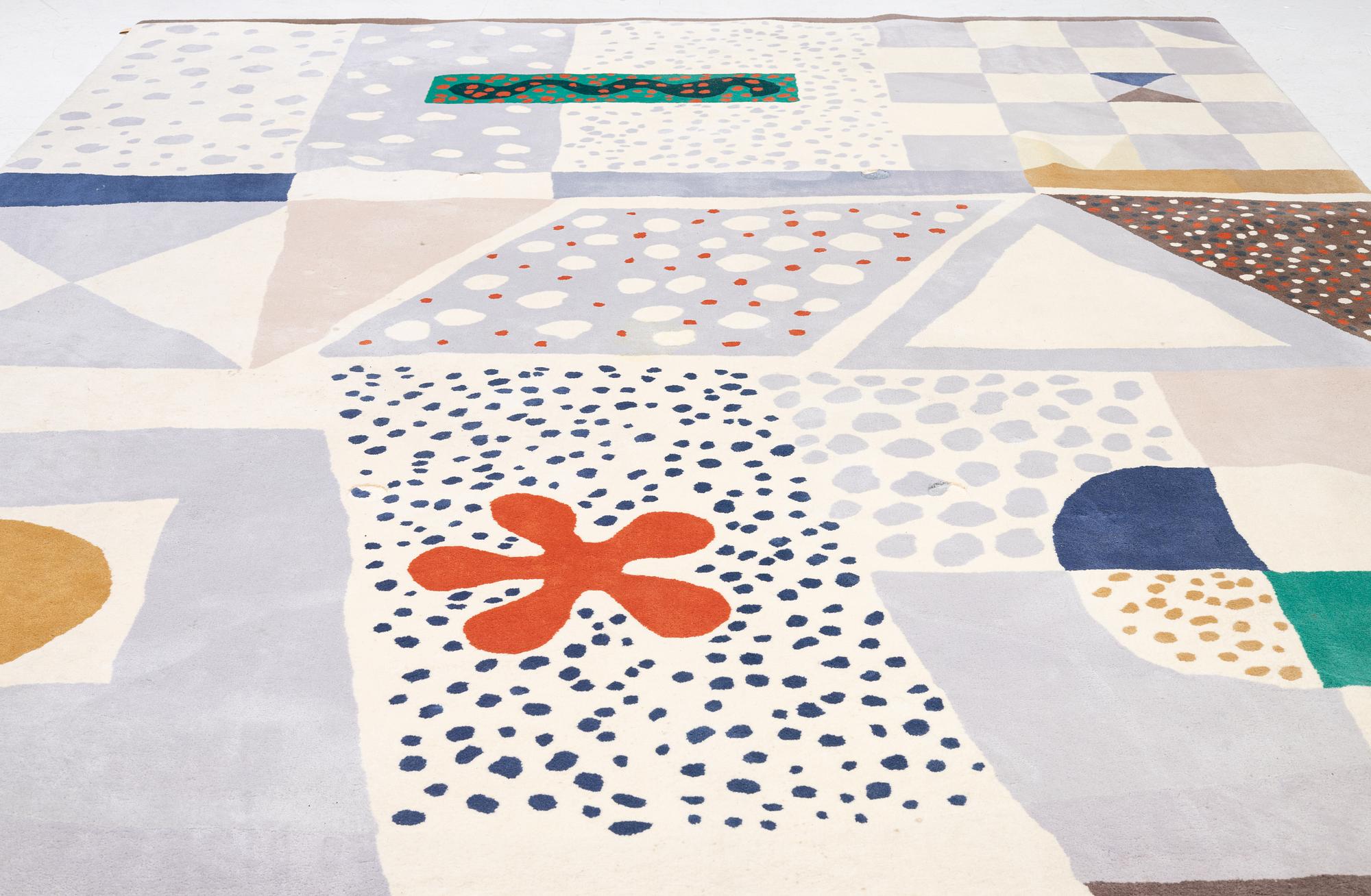 Josef Frank, matta, "Matta nr 1", handtuftad, Svenskt Tenn och Kasthall, ca 395 x 295 cm.