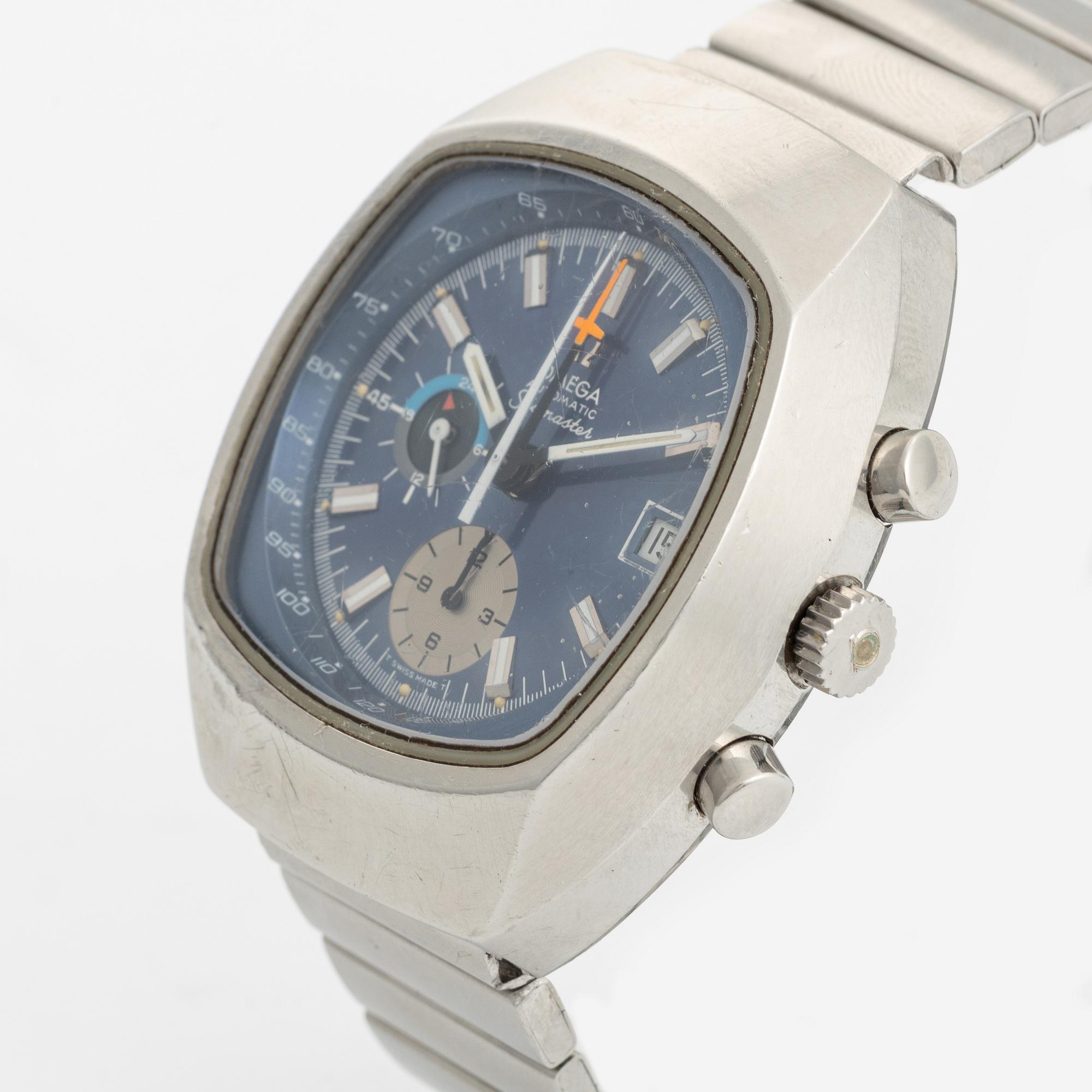 Omega, Seamaster, kronograf, 42 x 49 mm.