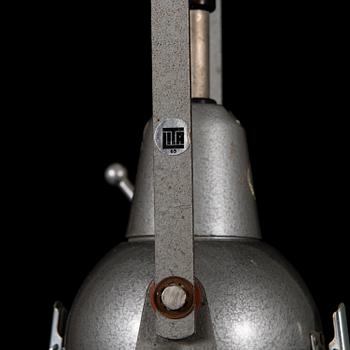 A pair of 1950s 'Lita' industrial pendant ceiling lights, Lita, France.