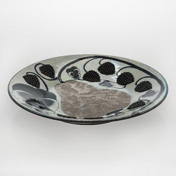 Birger Kaipiainen, dekorationsfat, keramik, signerad Kaipiainen Arabia.