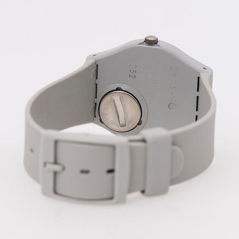 ARMBANDSUR 4 ST, SWATCH, två herr och två damur 1980-tal.