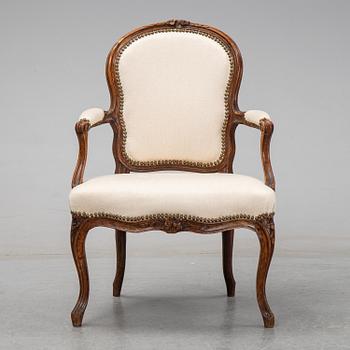 Karmstol, Louis XV, 1700-talets mitt.