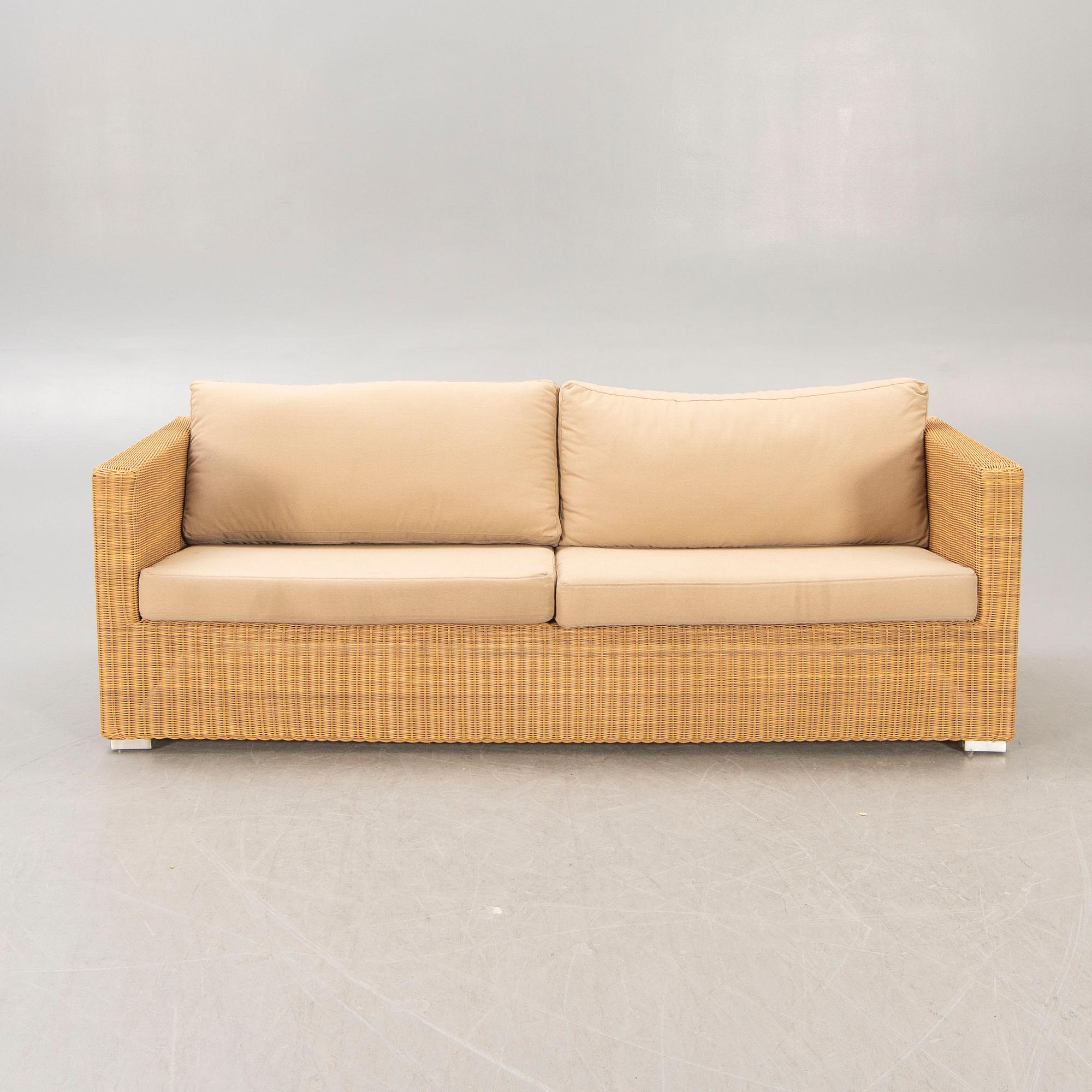 A Chester sofa by Cane Line 21st century artificial cane sofa.