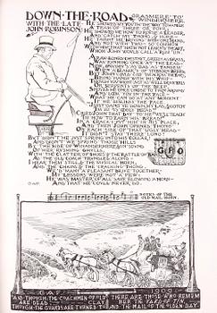 BÖCKER, 2 st, av George Algernon Fothergill 1911 resp 1926.