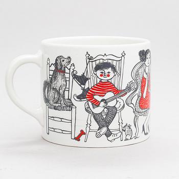 Mug, porcelaine, Wärtsilä Arabia 1966.