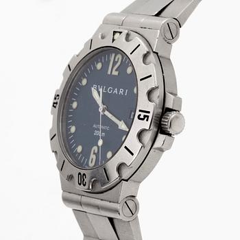 BVLGARI, Scuba (200 m), wristwatch, 38 mm,