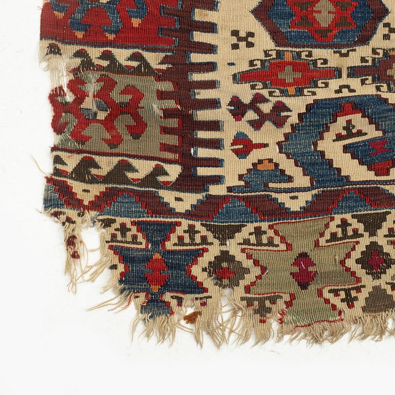 An antique Aydin kilim, West Anatolia, ca 326 x 182 cm.