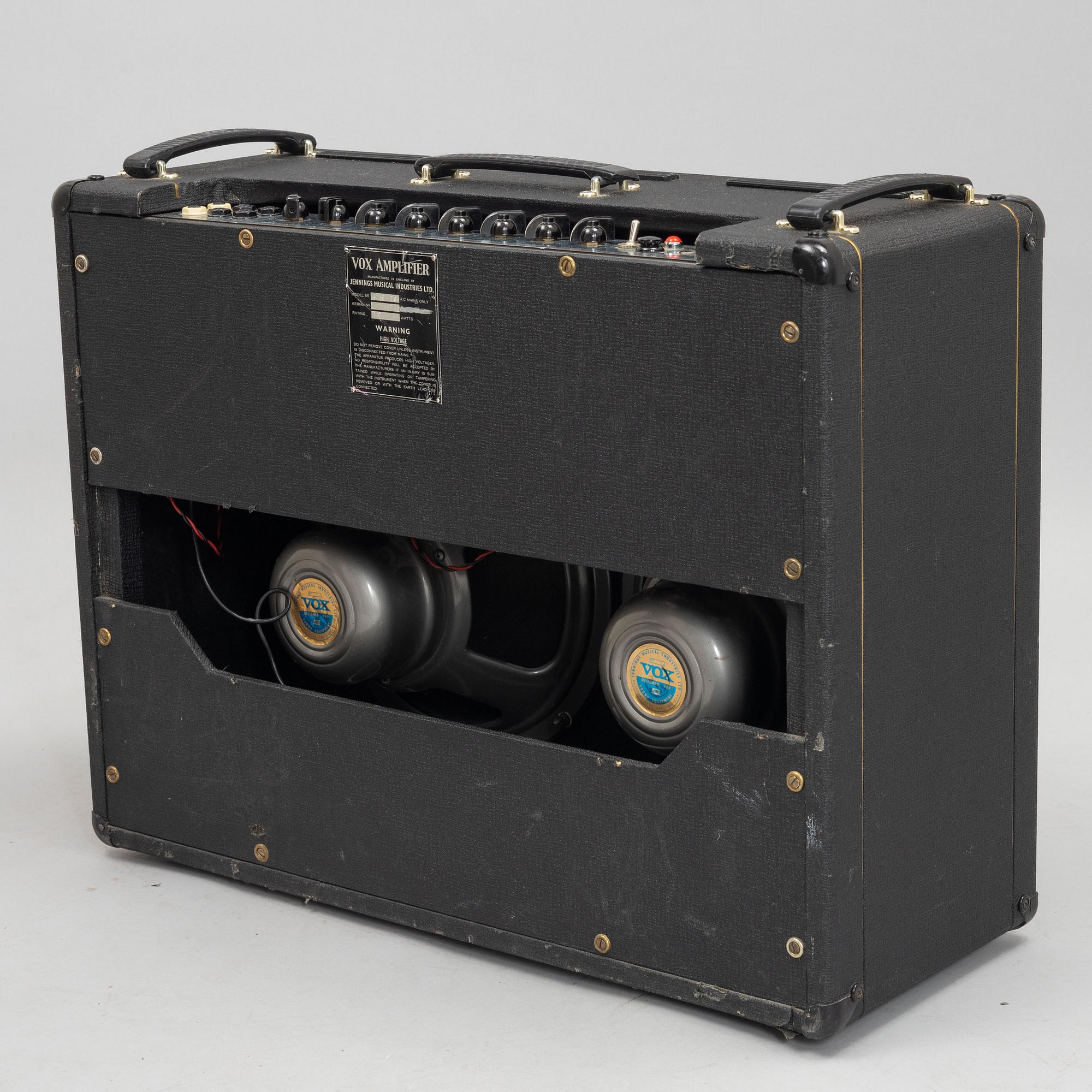 Vox, "AC-30 Top Boost", guitar amplifier 1960s, England.