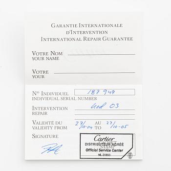 Cartier, Panthère, armbandsur, 21,5 x 21,5 (30) mm.