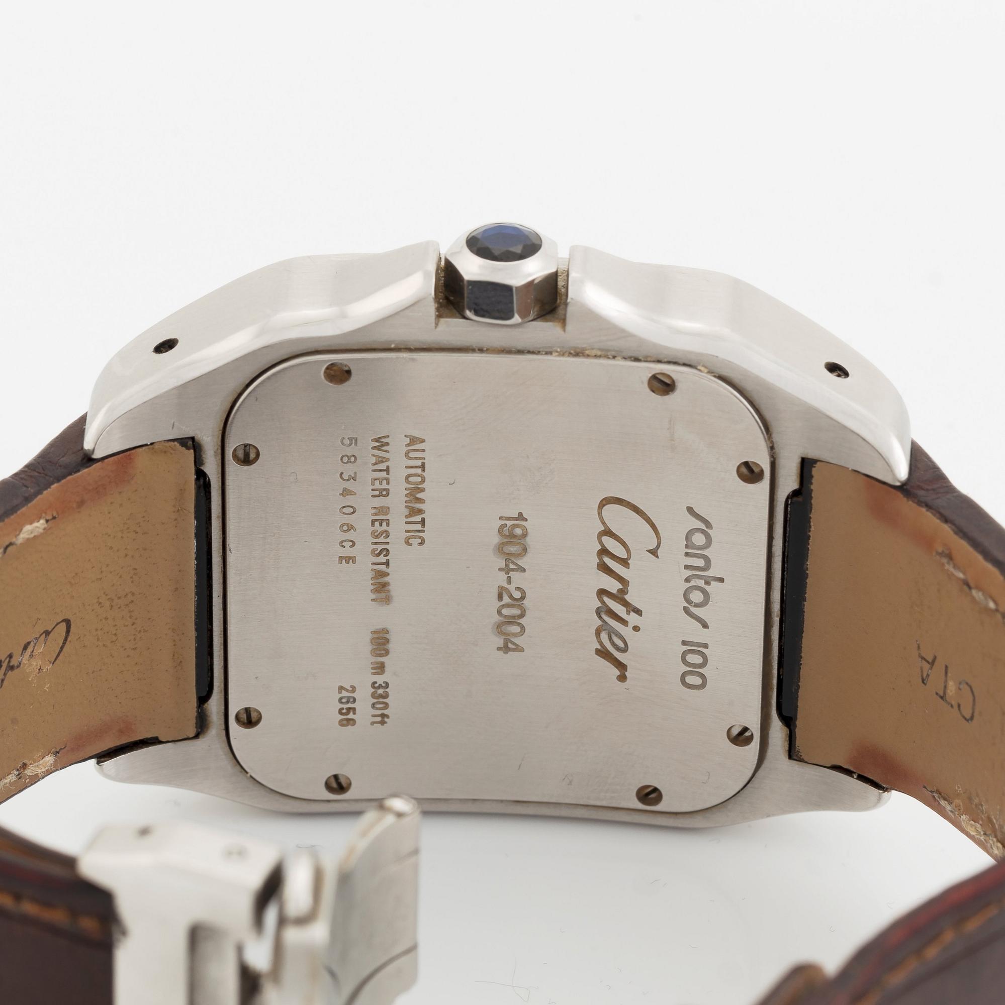 Cartier santos 100 2004 hotsell
