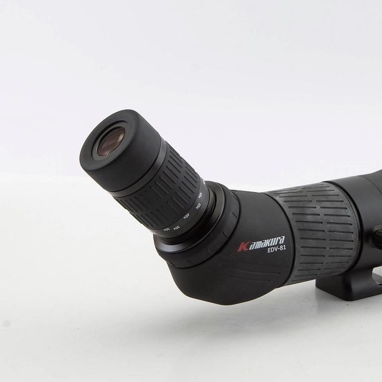Kamakura EDV-81 spotting scope with tripod, Japan.