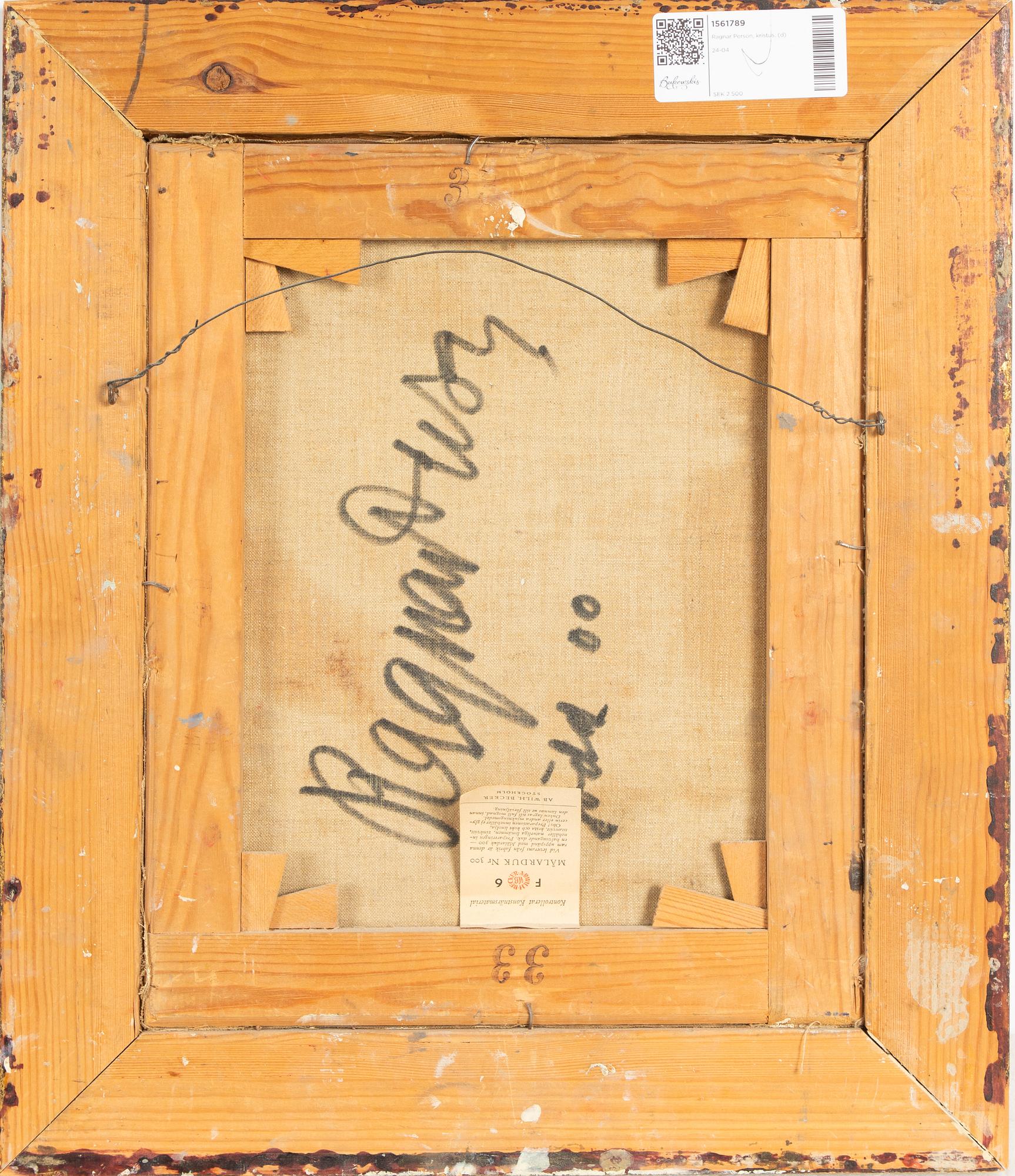 Ragnar Person, Kristus med törnekronan.