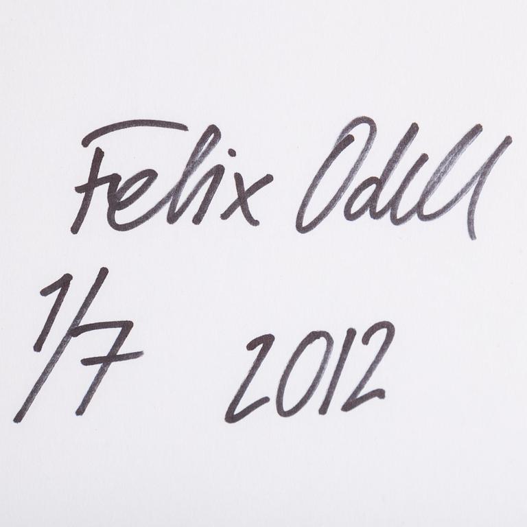 FELIX ODELL, c-print. Signed and dated 2012 on verso. Numbered 1/7.