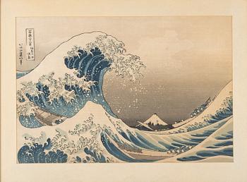 Katsushika Hokusai, after, 'Under the Wave off Kanagawa', also known as 'The Great Wave', later publ. 20th century.