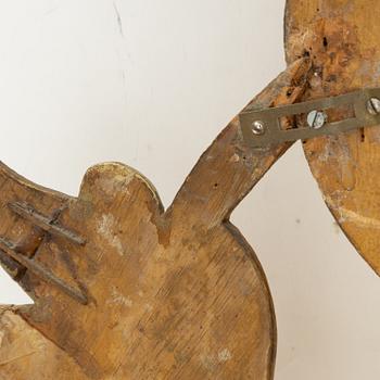 Mirror with console table, mid-19th century, 
Late Empire.