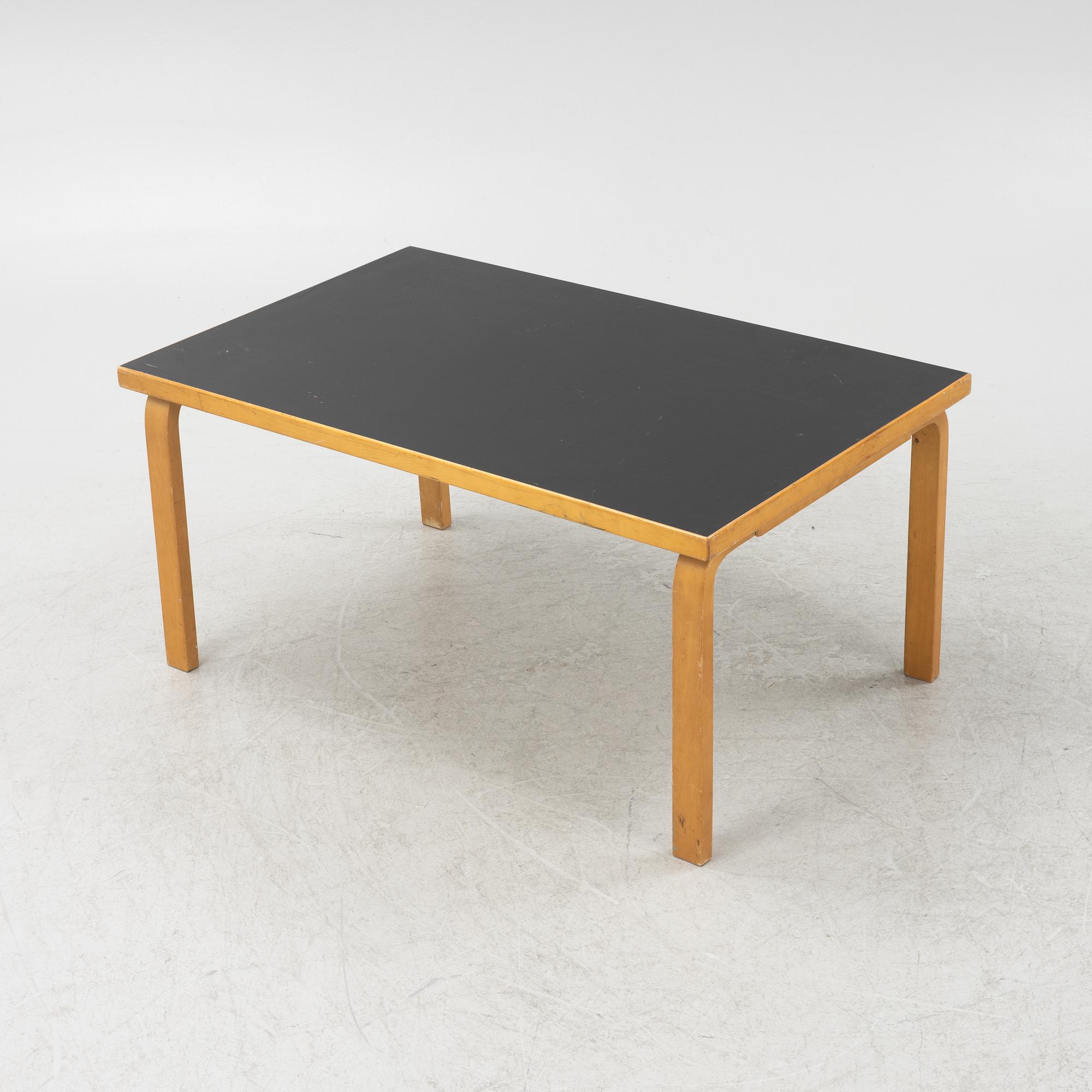 An Alvar Aalto table for Artek, Finland. 1970's.