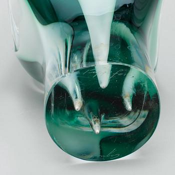 VAS, glas, "Coquille", Paul Kedelv, Flygsfors, sign o dat -62.