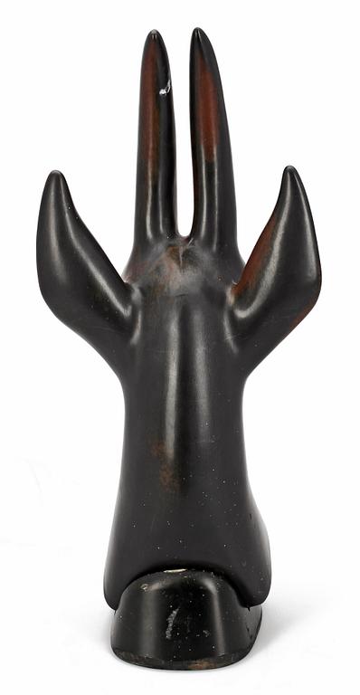 GUNNAR NYLUND, skulptur, stengods, Rörstrand. Sign o numr 83/200.