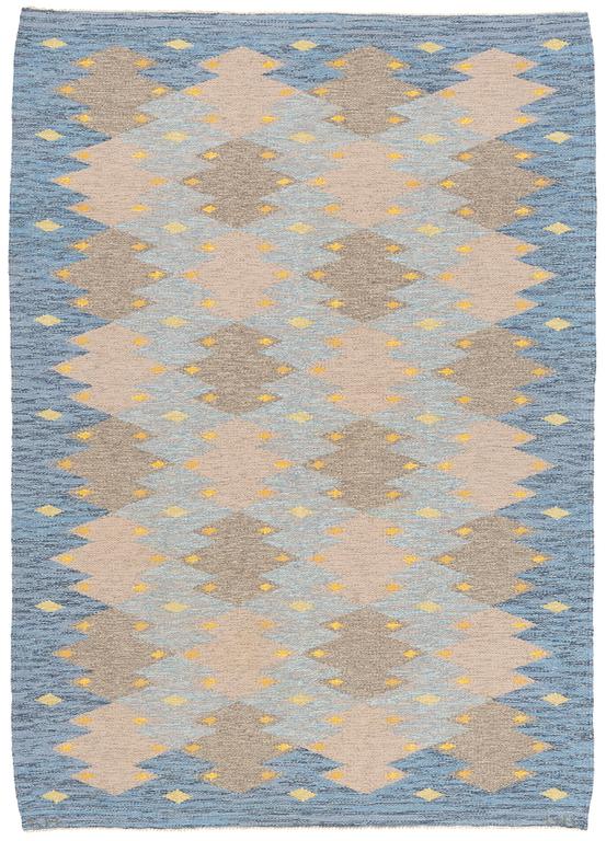 matta, rölakan, ca 224 x 159 cm, signerad KH GR.