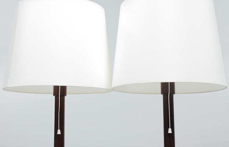 BORDSLAMPOR, ett par,  Uno och Östen Kristiansson, Luxus, 1960/70-tal.