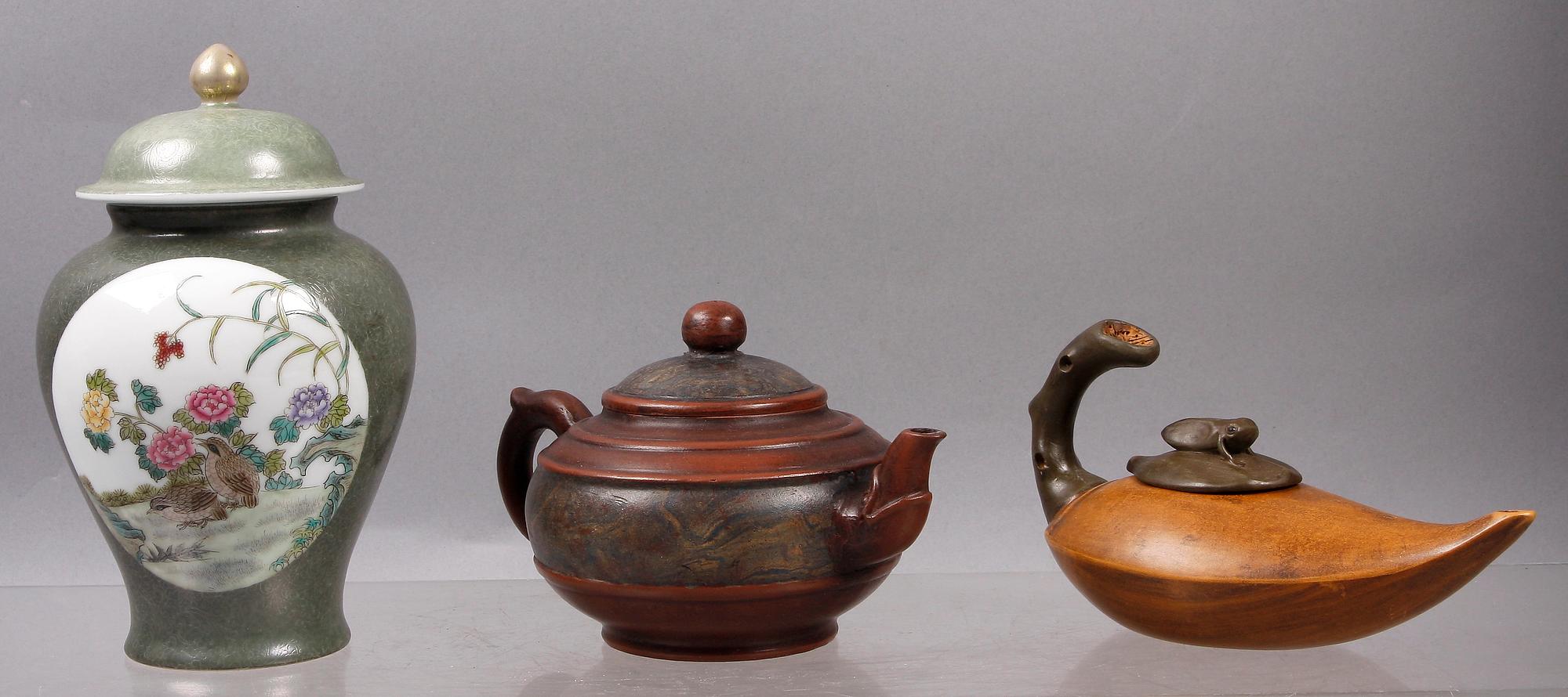 PARTI KERAMIK, 3 st, Kina 1900-tal.