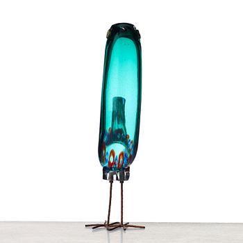 Alessandro Pianon, a "Pulcino" glass bird, Vistosi, Murano, Italy 1960's.