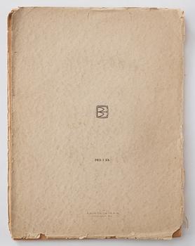 John Bauer, "Troll" 10 litografier i mapp/bok.