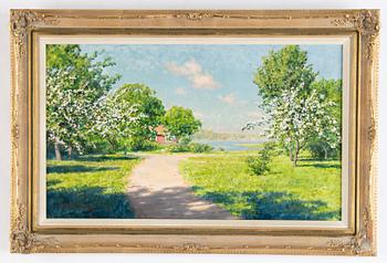 Johan Krouthén, oil on canvas, signed and dated 1925.
