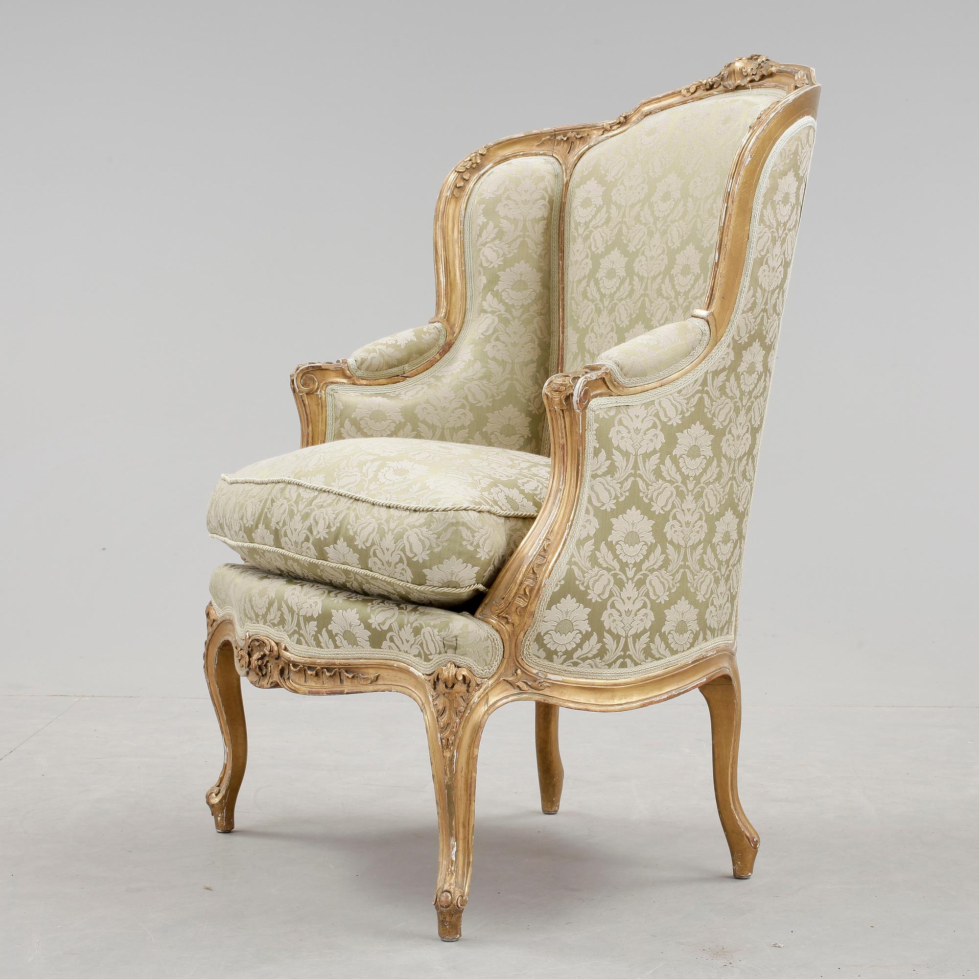 BERGÈRE, rokokostil, omkr 1900.