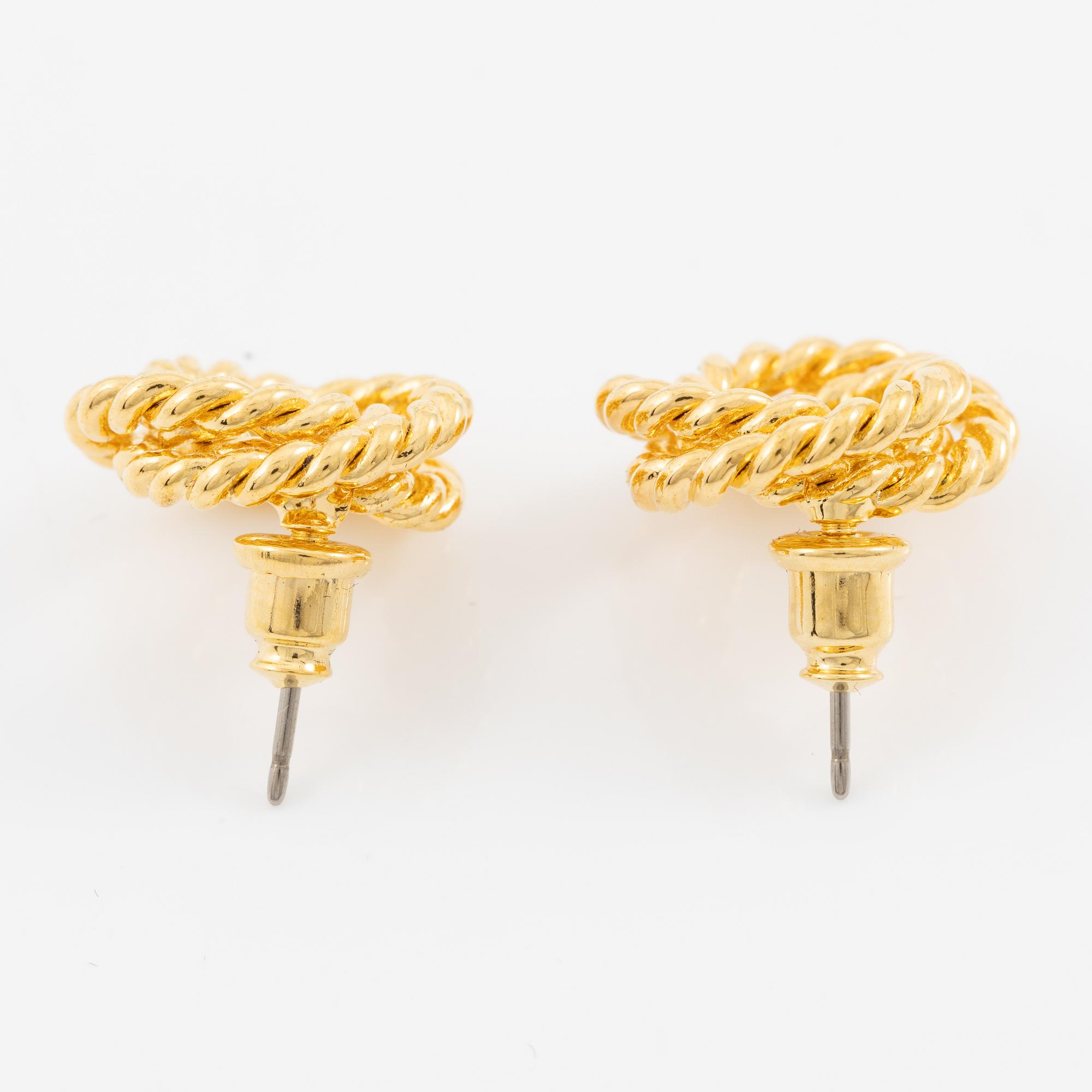 Pierre Cardin, earrings, 6 pairs. Vintage.