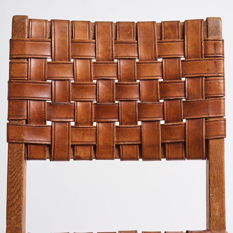 Jens Risom, fyra stolar, Knoll, USA, 1940-tal.