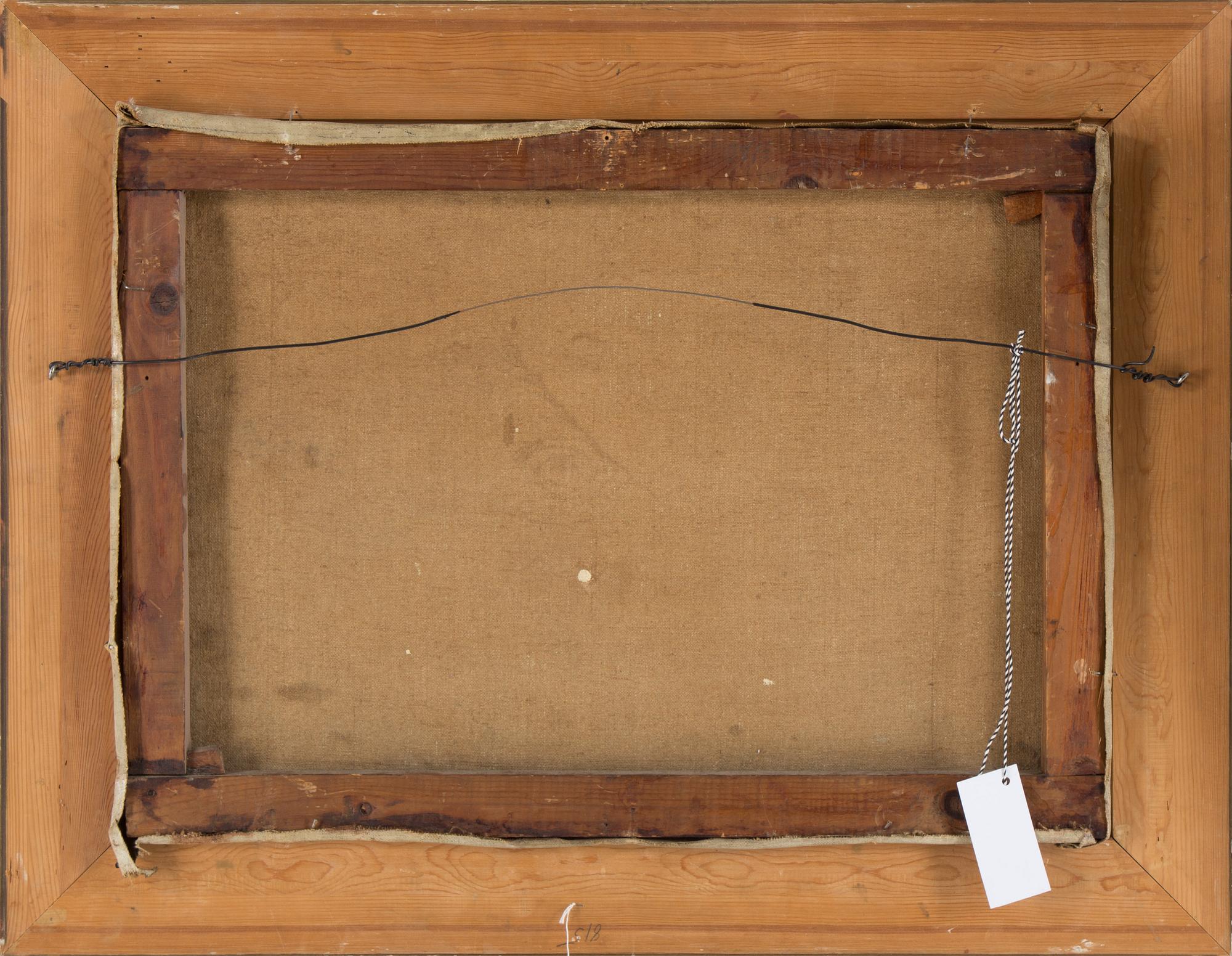 JOHAN EDVARD STENSTRÖM, olja på duk, signerad.