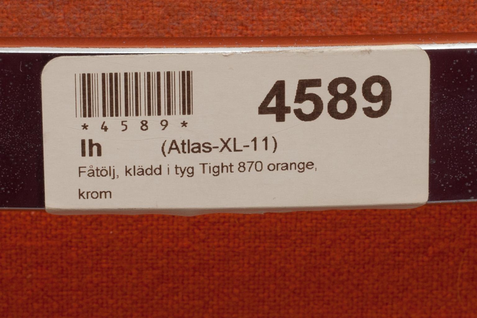 FÅTÖLJER, ett par. Atlas XL  Johannes Foersom och Peter Hiort-Lorenzen.