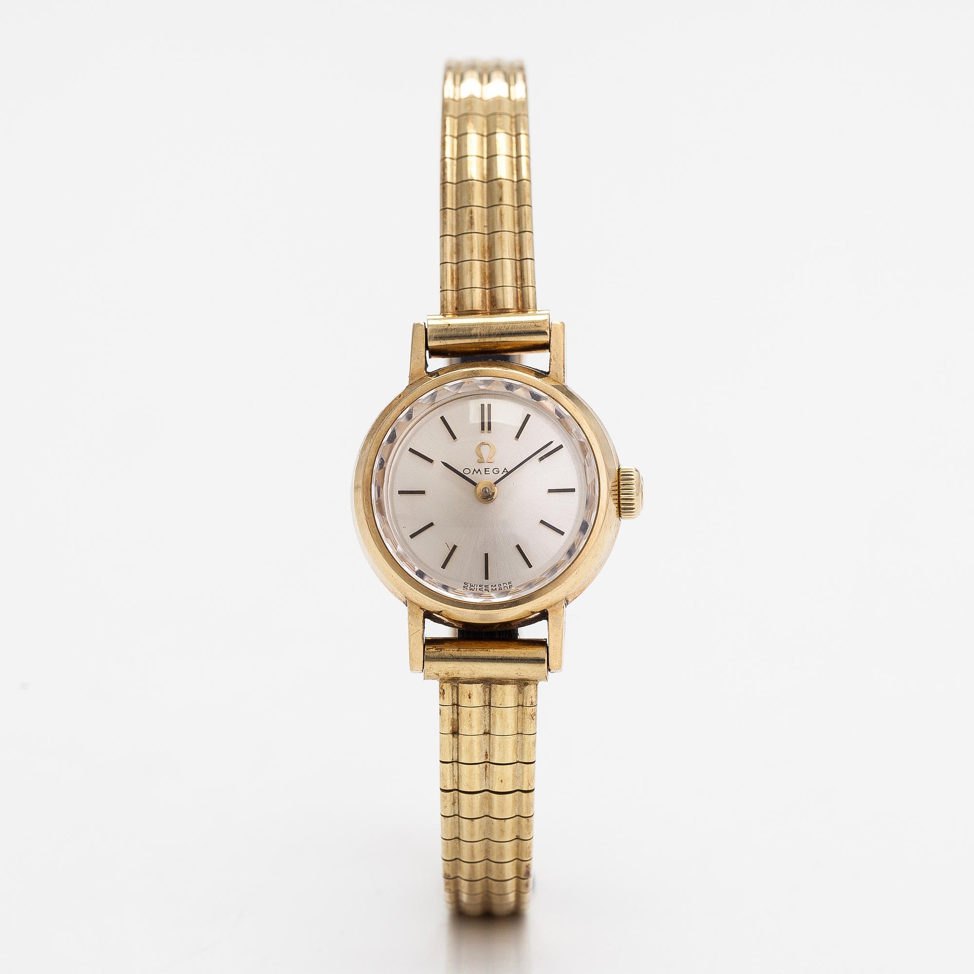 Omega, armbandsur, 19 mm.