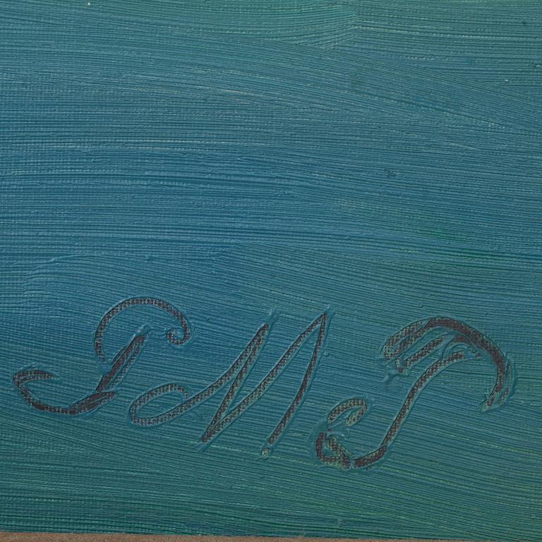 PRIMUS MORTIMER PETTERSSON, olja på duk, sign.