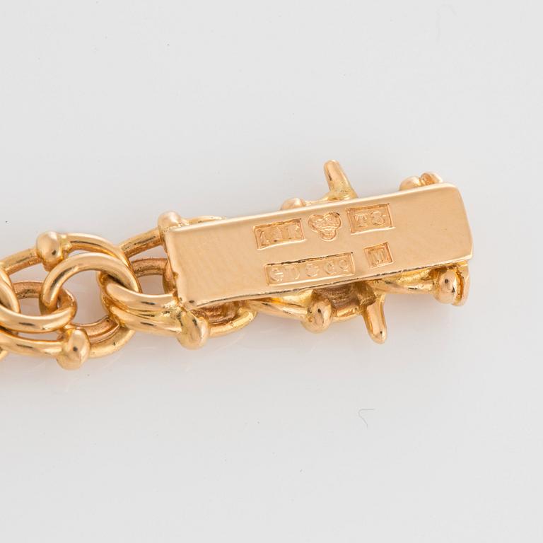 G Dahlgren & Co collier 18K guld.
