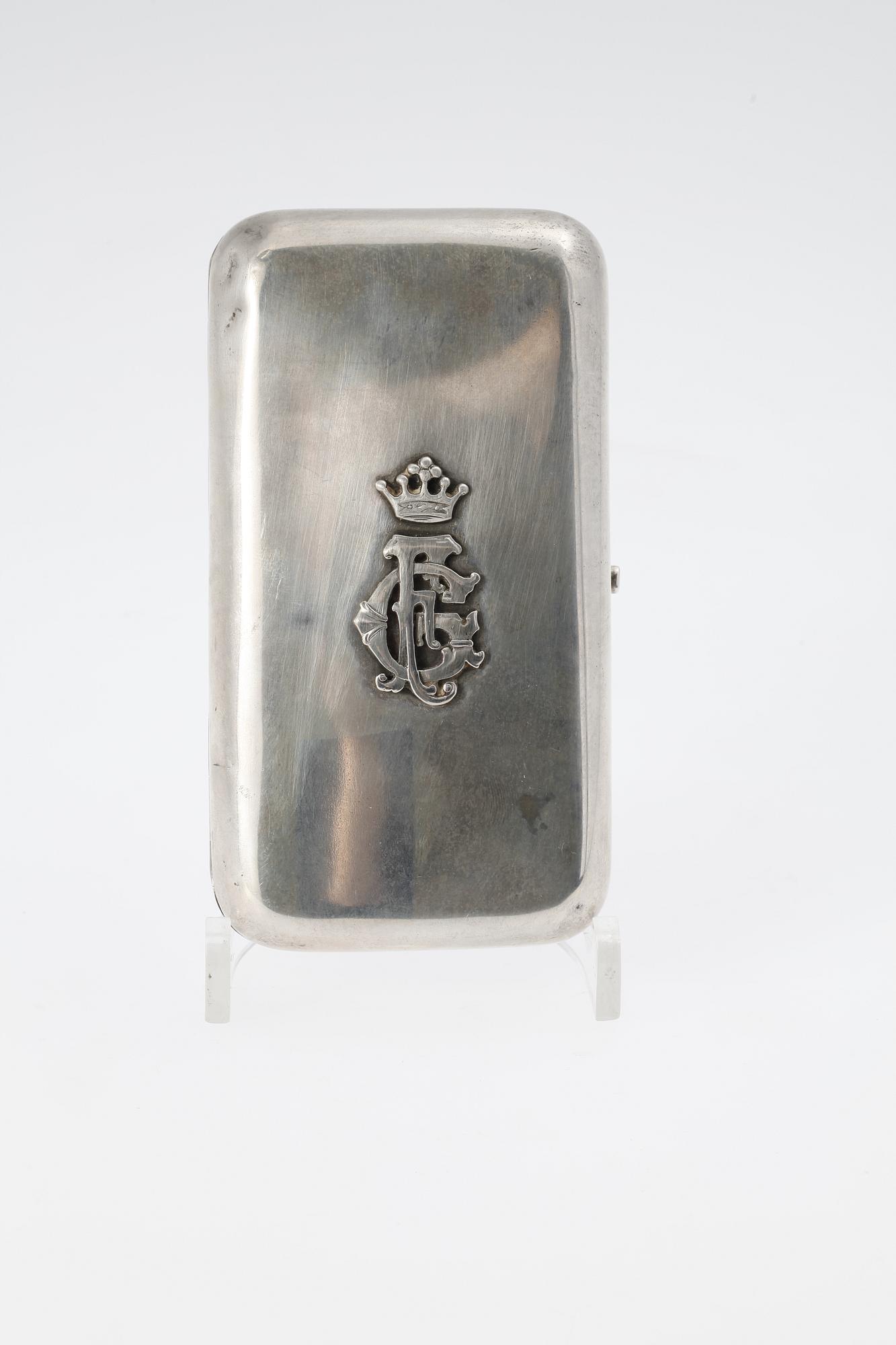 DOSA, silver, St Petersburg Ryssland, 1800-talets slut. Vikt ca 200 gram.