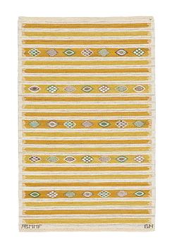 189. Barbro Nilsson, A CARPET, "Hjortron", flat weave, ca 136,5 x 86,5 cm, signed AB MMF BN.
